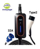 china 7KW Type 2 EV Charger 32A Portable Mobile EV Charger IEC62196-2