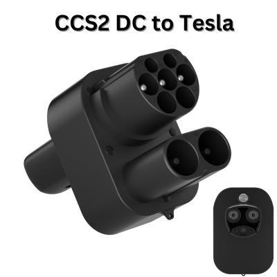 Китай DC CCS2 к Tesla адаптер 250A электрический авто зарядное устройство адаптер для авто зарядного разъема продается