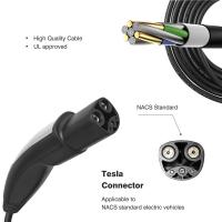 Quality NACS Tesla EV Connector Tesla Charging Cable Plug 16A 32A 40A 50A 60A 80A for sale