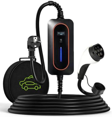 China 3.3KW 16A Portable EV Charger Type 2 IEC 62196 Type 1 SAE J1772 GBT EV Charger for sale