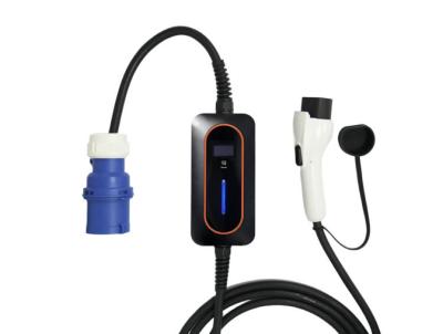 China 3.5kw 7kw Portable GB/T EV Charger With CEE / Schuko / PSB-16 Plug 8A - 32A Adjustable for sale