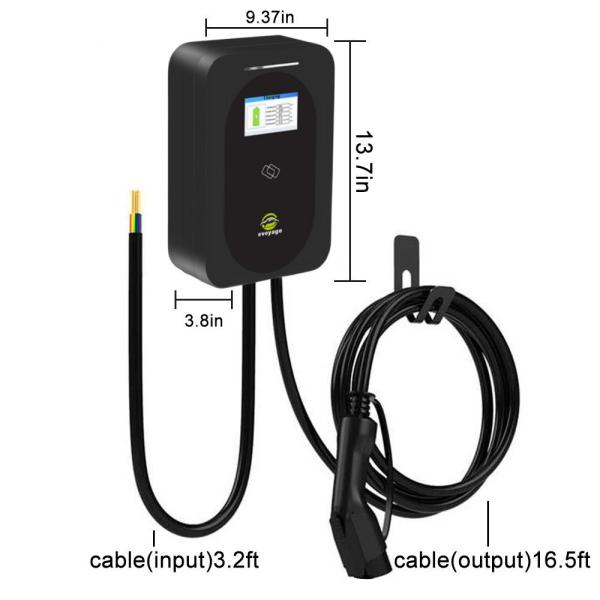 Quality 16A / 32A Wallbox Home EV Charging Station 22KW 11KW 7KW 1 / 3 Phase IEC 62196-2 for sale