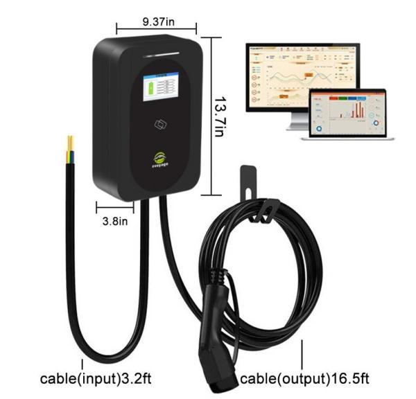 Quality 1 / 3 Phase Wallbox Home EV Charging Station 220V / 380V With OCPP 1.6 WIFI 4G for sale