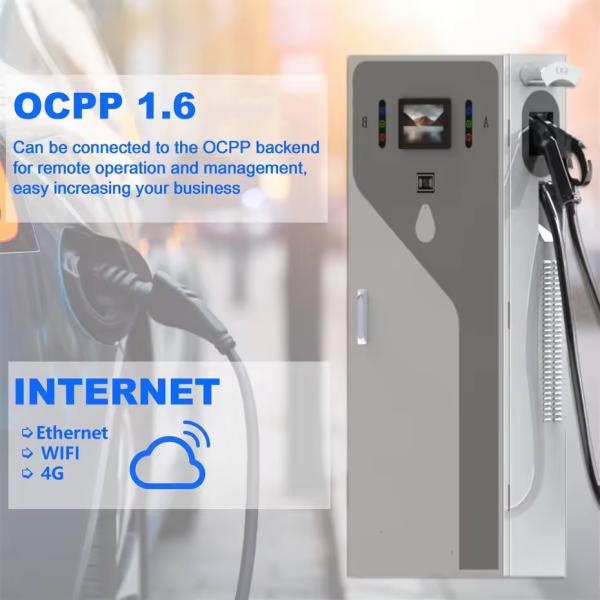 Quality 20kw 30kw 40kw 60kw 380V OCPP1.6J Station Dc Fast Electric Car Charger GBT CCS1 for sale