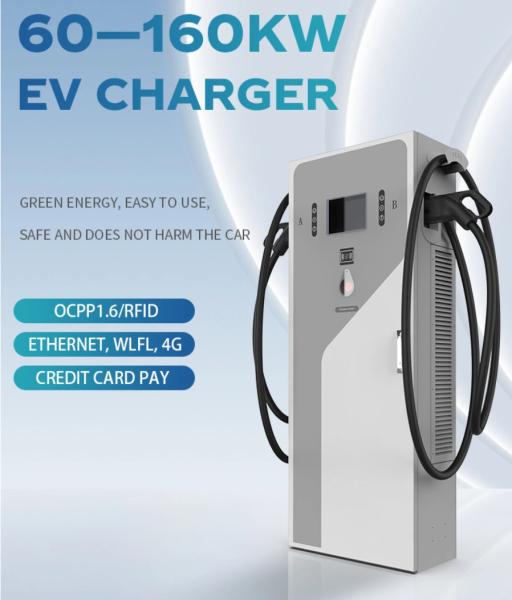 Quality DC EV Charger 60kW 120kW 160kW with OCPP 1.6J Ccs1 Ccs2 Chademo Gbt Ev DC Fast Charging Station for Electric Vehicle for sale