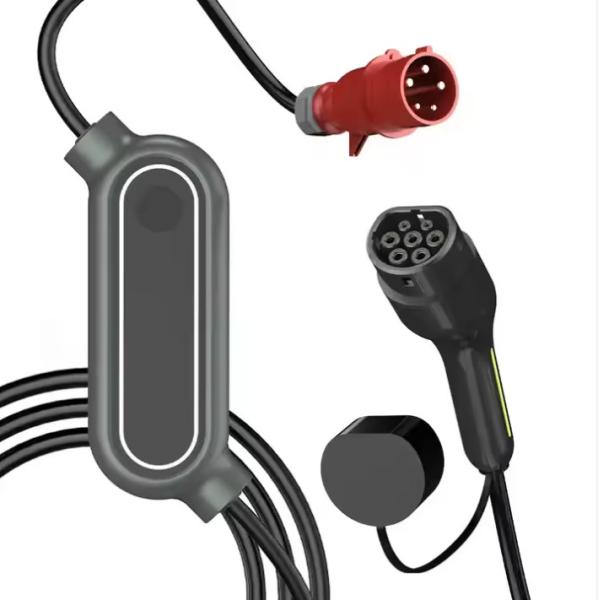 Quality 22kw 32A 3 Phase Portable EV Charger Type 2 380V Electric Car Charging Station for sale