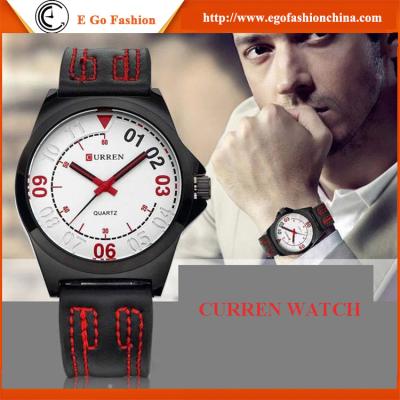 China CURREN Watch Business Watch Silicone Watch Silicon Strap Fashion Casual Watch Quartz Watch for sale