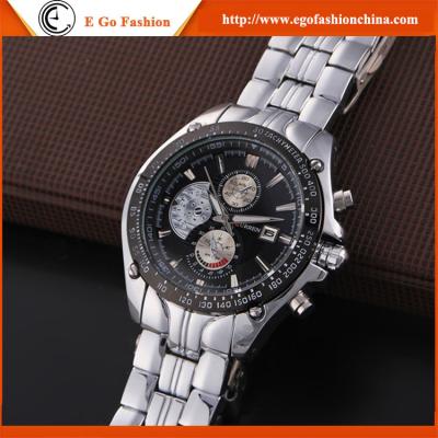 China 8083 Sport Watch Business Men Watches 3 Knobs Subdials for Decoration Wristwatch Curren for sale