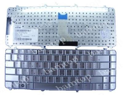 China HP Greek Laptop Keyboard DV5 , Silver Tablet Keyboard With Small Enter Key for sale