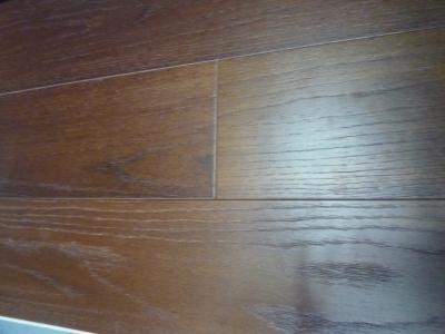 China Fumed Red Oak Engineered Flooring(UV lcauer, brushed) for sale