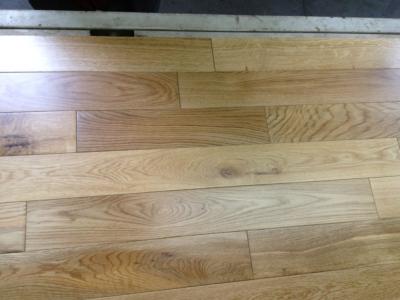 China Oak Solid Flooring .Flat Surface,UV lacquer for sale