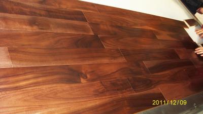 China Acacia Engineered  Flooring Flat Surface,UV lacquer.Click system for sale