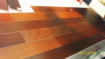 China IPE Engineered Flooring Flooring handscraped and Distressed Surface for sale