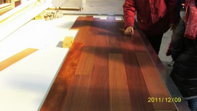China Jatoba Engineered Flooring Flooring handscraped and Distressed Surface for sale