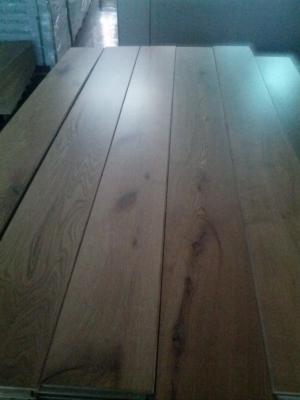 China Oak Engineered Flooring( Nature color,UV lacquer, click systerm) for sale