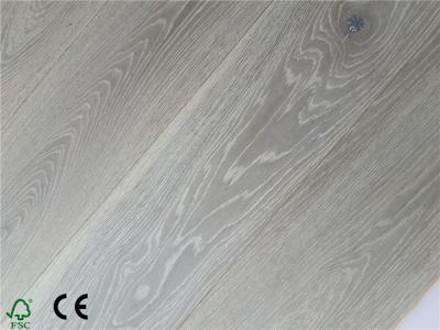 China Oak Engineered Flooring, Brushed,chemical treated for sale