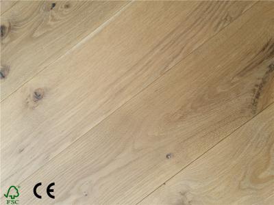 China Oak Engineered Flooring, Brushed,chemical treated for sale
