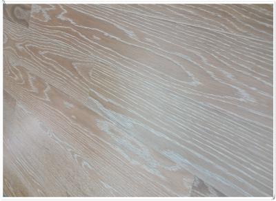 China Oak Engineered white Grain, UV lacquer, HDF engineered flooring, 3-layer, UV lacquer for sale