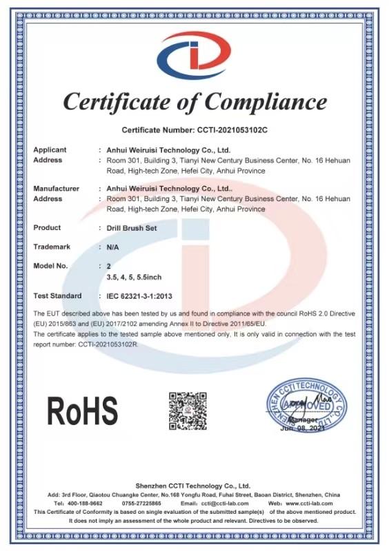 ROHS - Anhui Wei Ruisi Technology Co., Ltd