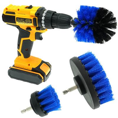 China 3 Pieces Drill Brush Attachment Set-Scrub Brush Power Scrubber Drill Brush Kit for sale