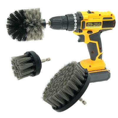 China Household Drill Shower Scrubber 3 Piece For Upholstery for sale