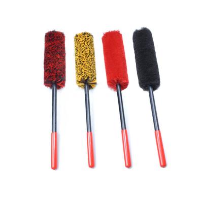 China hot selling 3-piece microfiber car wheel brush car cleaning set for sale