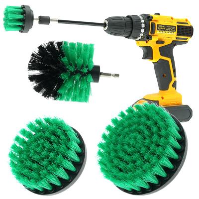 China Multicolor Scrub Brush Drill Attachment Kit For Bathtub Upholstery Cleaning for sale