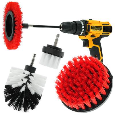 China 5Pcs Drill Scrubber Attachment Kit For Tile Cleaning Carpet Kitchen for sale