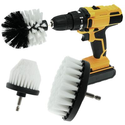 China ODM PP Power Scrubbing Brush Drill Attachment For Cleaning Kitchen Toilet Bathroom for sale