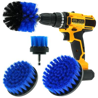 China Electric Drill Brush Set For Cleaning Kitchen Bathroom Carpet Cleaning Brush Set for sale
