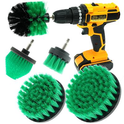 China Drill Brush Set Pp Brush Outdoor Scrub Brush With 2.5 Inch Cone Shaped Brush Set for sale