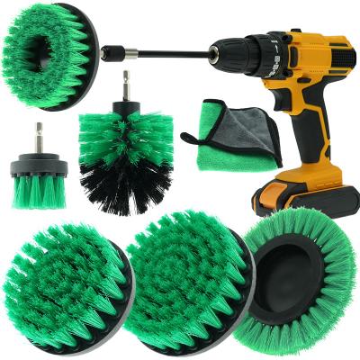China 7PC Brush Cleaner Drill Electric Drill Scrubber Attachment Sweeper Window Gap Cleaning for sale
