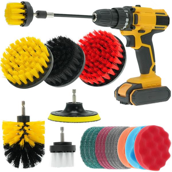 Quality ODM Electric Power Drill Brush Attachment Set For Bathroom Kitchen Surface 20PC for sale