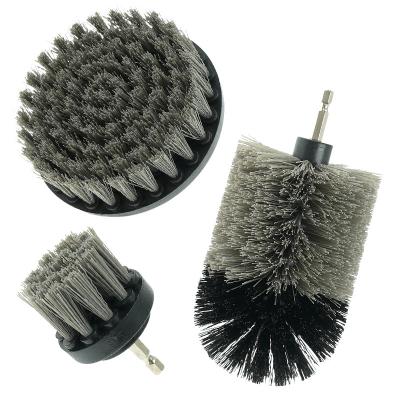 China Carpet Sofa Cleaning Rotary Scrub Drill Brush Set for sale