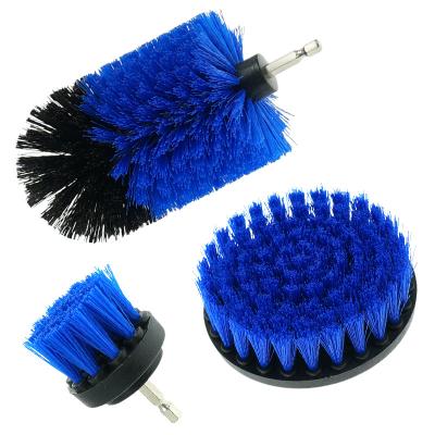 China Blue Scrub Pads Power Scrubber Brush Drilling Brush Set for All Purpose Clean for sale