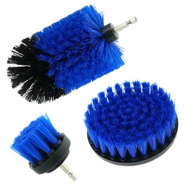 Quality Blue Scrub Pads Power Scrubber Brush Drilling Brush Set for All Purpose Clean for sale