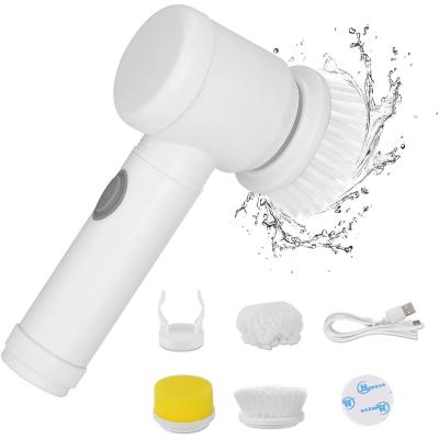 China Nylon Power Electric Cleaning Brush For Bathroom Tiles 800mAh for sale