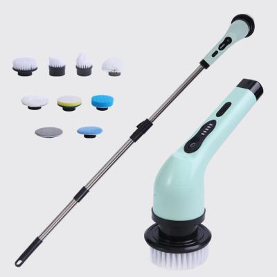 China VIROS Adjustable Electric Cleaning Brush Handheld Scrubber IPX Waterproof for sale