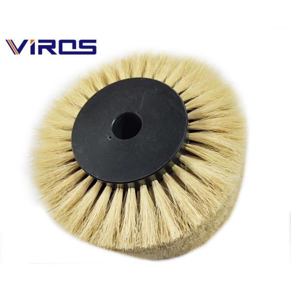 Quality Pig Hair Industrial Nylon Brush Roller For Conveyor Belt Cleaning for sale