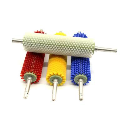 China Industrial Nylon Cylinder Roller Brush Rotary Customized for sale