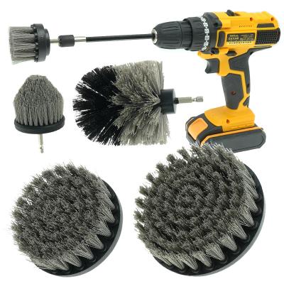 China Long Lasting Versatile Drill Scrub Brush For Strong Cleaning Power Te koop
