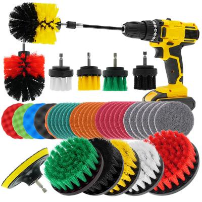 China Compatibility Fits Most Power Drills 0.5kg Powerful Drill Scrub Brush for sale