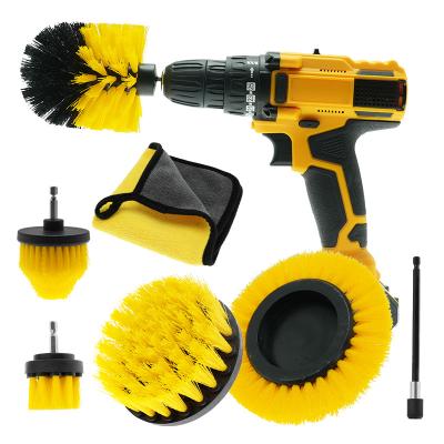 China Multi Functional Brush Set For Drill Attachment Effective Cleaning Power for sale