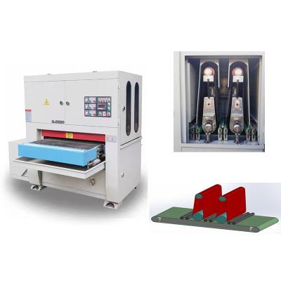 China 1000mm SS Cutting Board Wide belt sanding machine Metal Surface Water Grinding for sale