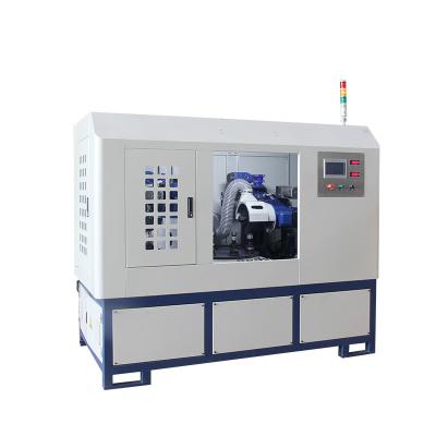 China 2 grinding head rotary table polishing machineautomatic HL buffing machine for stainless steel sham cover flange cover p for sale