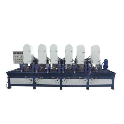 China 6 units Special automatic machine for grinding flat parts Grinding satin polishing for sale
