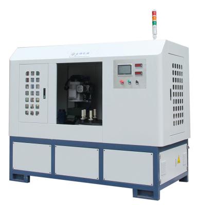 China 2 grinding heads rotary table polishing machine for round lock handle wire drawing machine en venta