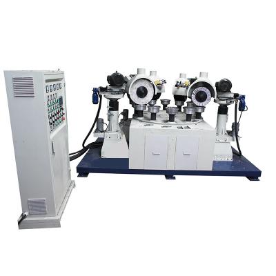 China 6 Grinding Head Mirror Polishing Machine Rotary Buffing For Metal Lock Panel Brass for sale