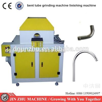 Chine abrasive belt copper curved pipe surface sanding polishing machine à vendre