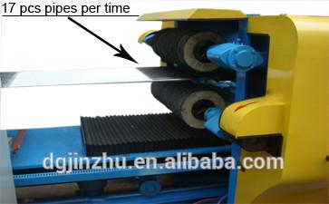 China Efficient Stainless Steel Pipe Polishing Machine , Automatic Steel Buffing Machine for sale